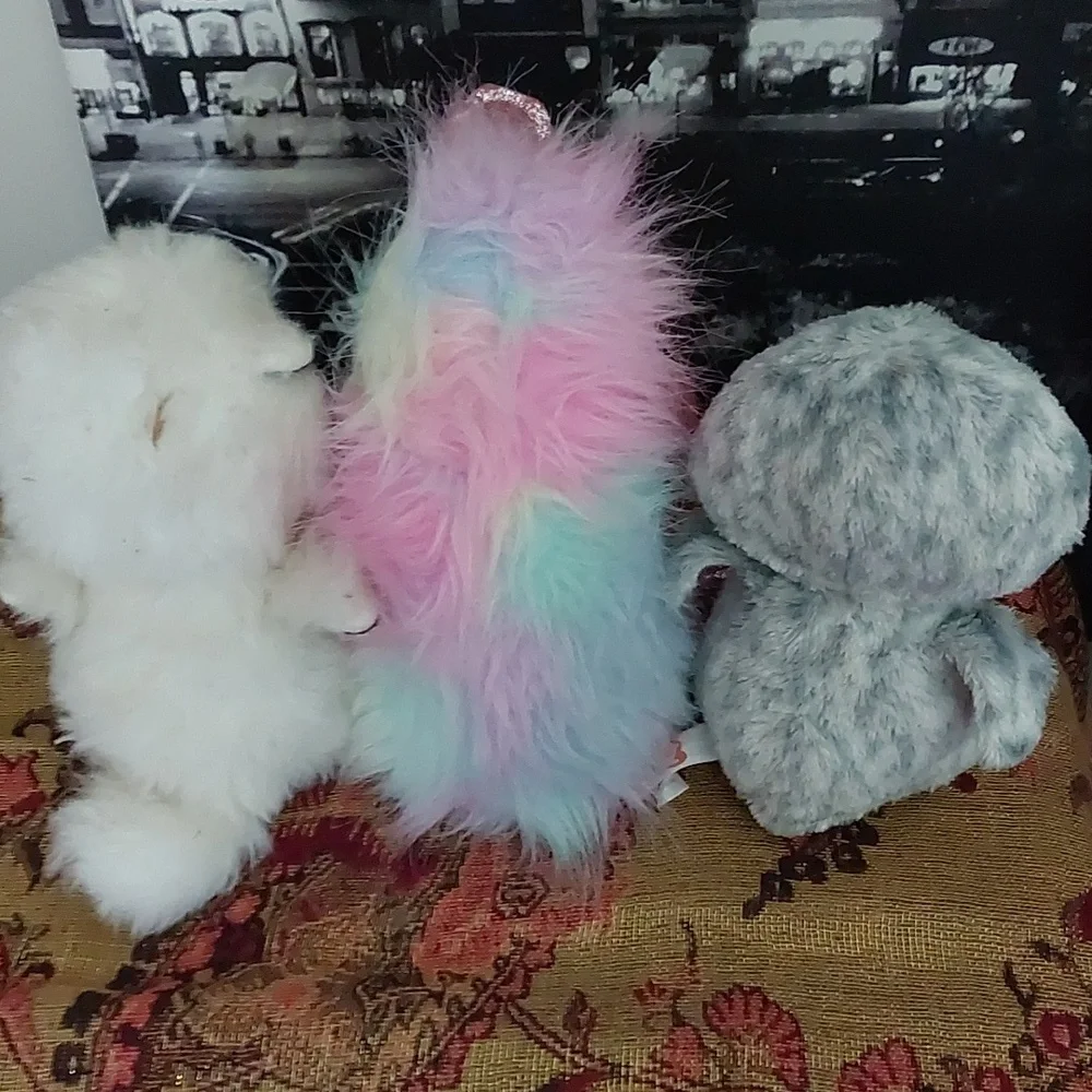 3 Beanie Boos, 2 Owls and a Platypus, "Olive, Austin and Petunia, VGUC - Picture 2 of 6